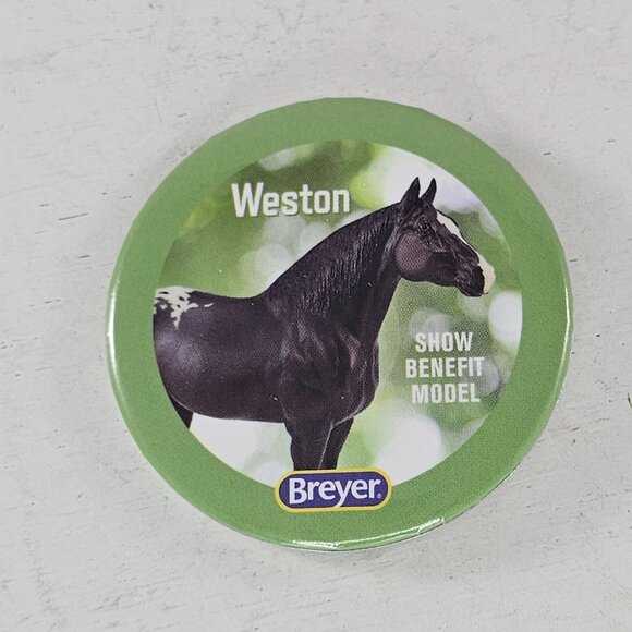 Breyer Horse Weston Button Pin Show Benefit Model - Picture 4 of 4